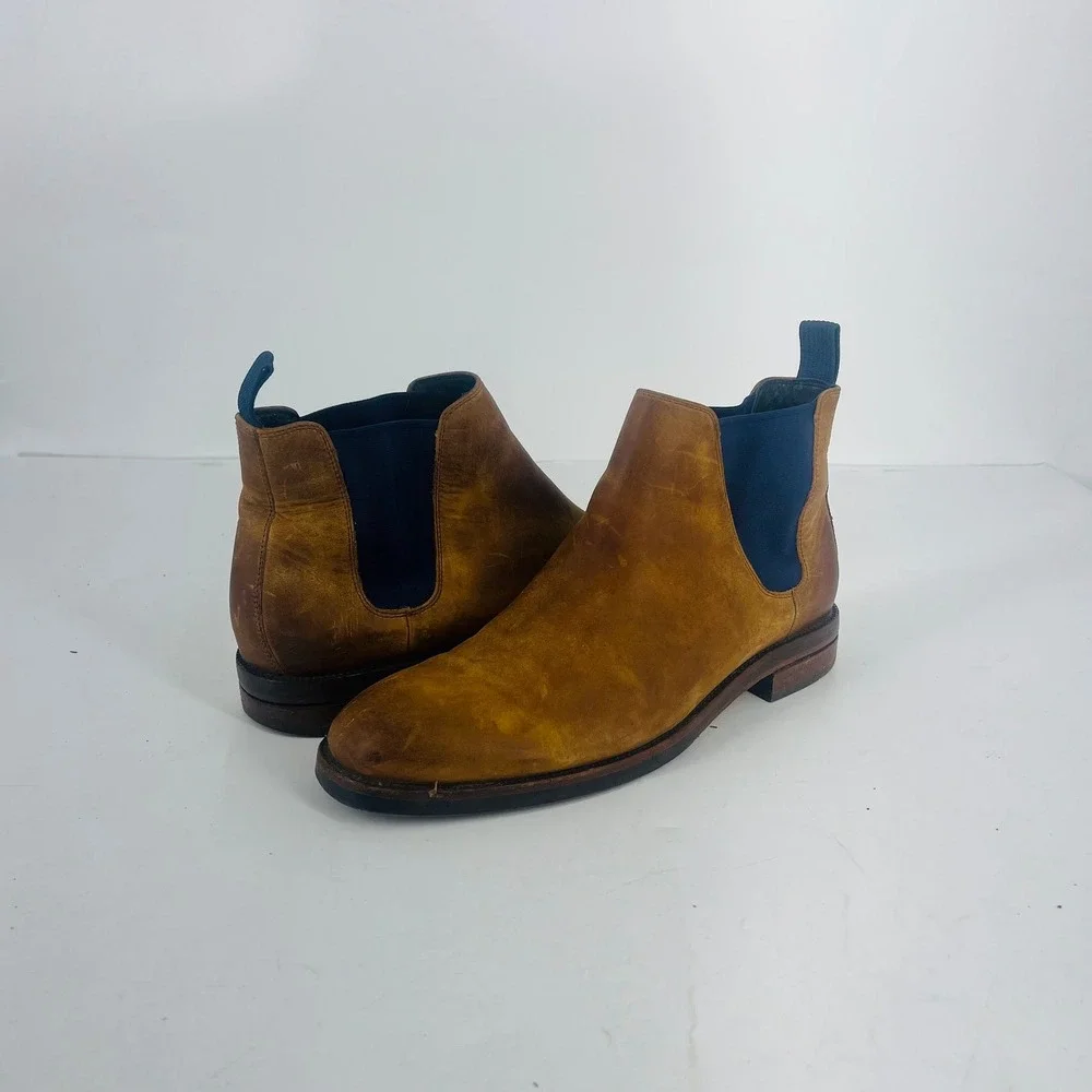 Cole Haan Mens C31527 Size 8 D‎ Wakefield Grand Dogwood Pea coat Ankle Boots